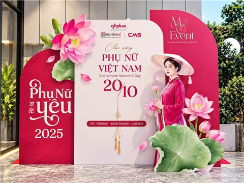 Ảnh Dịch Vụ Trang Trí 20/10 Tại Khu Đô Thị Linh Đàm